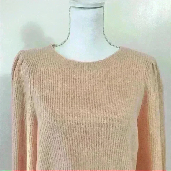 Halogen Blouson Sleeve Sweater in Pink Chintz - Picture 4 of 8